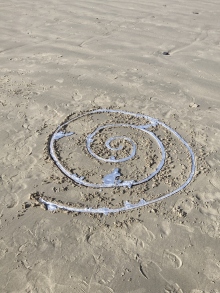 Fanny Gicquel, 'breathing with heels, walking with eyes', process image. Courtesy of the artist