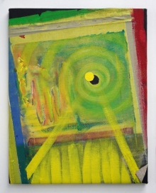 Untitled, 2020. Acrylic on Linen & Cotton, 51 x 41 cm, courtesy of the artist.