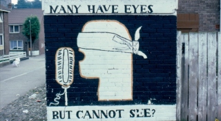 Mural Blucher St 1985. Courtesy of the Peter Moloney Collection and Frank Sweeney.