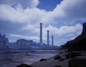 Yuri Pattison, 'dream sequence', still from generative video, 2023-2024. Courtesy the artist and mother’s tankstation, Dublin | London.