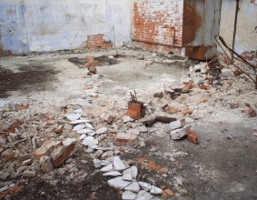 Miia Kettunen, Visions of Kreenholm (2025). A landscape audiowalk location stop in Narva, Estonia. Image courtesy the artist.