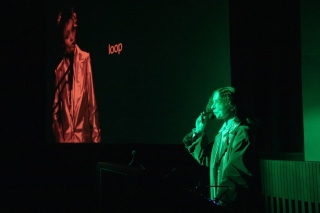 Switching (2019), Performance and moving image, Tate Modern, London. In collaboration with performer Fionnuala Kennedy. Image credit: Guillaume Valli