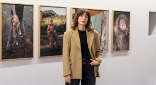 Dragana Jurišić at her exhibition 'The Last Balkan Cowboy', Temple Bar Gallery + Studios, 2026. Photo: Evanna Devine