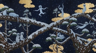 Atsushi Kaga Pine Tres in Snow P1 2