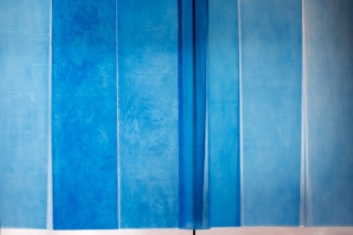 this attentive place (detail), 2014. Oiled, pigmented paper, polished steel. Dimensions variable, Courtesy Caoimhe Kilfeather