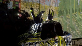 Celina Muldoon, Sirens, Live installation performance, Pallas Projects and Studios, Dublin, March 2019, Photo: Zoe Nolan, image courtesy of the artist