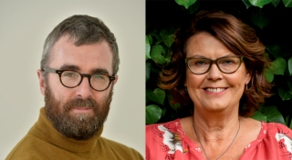 Peter Geoghegan (left) and Susan McKay (right).