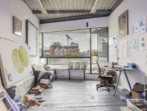Artist Studio at Temple Bar Gallery + Studios. Photo: Evanna Devine.