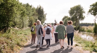 Tara Carroll, 'Art as Pilgrimage', 2022. Film Photograph by Clodagh O’Leary, courtesy the artist.