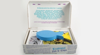 Traditional Fish & Chips, 2008. Franticham, Red Fox Press. Photograph by Clare Lymer. Artists Book Collection, National Irish Visual Arts Library (NIVAL), NCAD, Dublin.