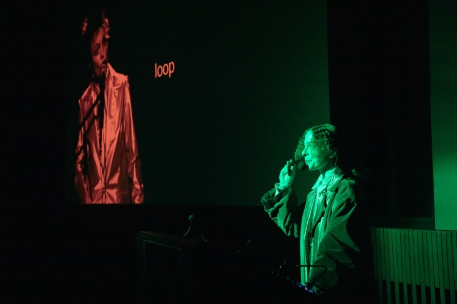 Aoibheann Greenan

Switching (2019), Performance and moving image, Tate Modern, London. In collaboration with performer Fionnuala Kennedy. Image credit: Guillaume Valli