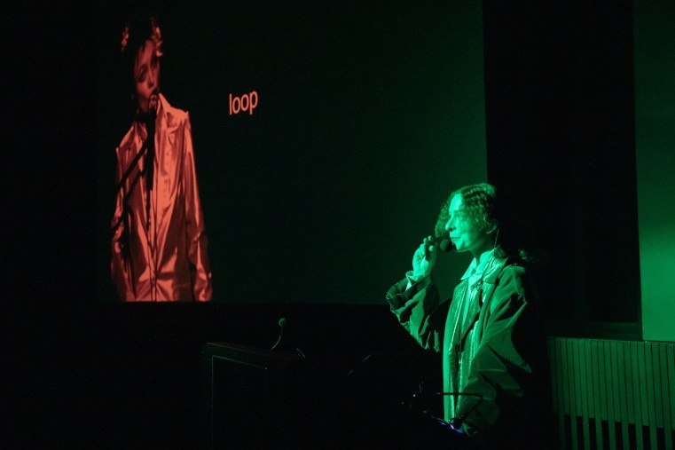 Aoibheann Greenan

Switching (2019), Performance and moving image, Tate Modern, London. In collaboration with performer Fionnuala Kennedy. Image credit: Guillaume Valli