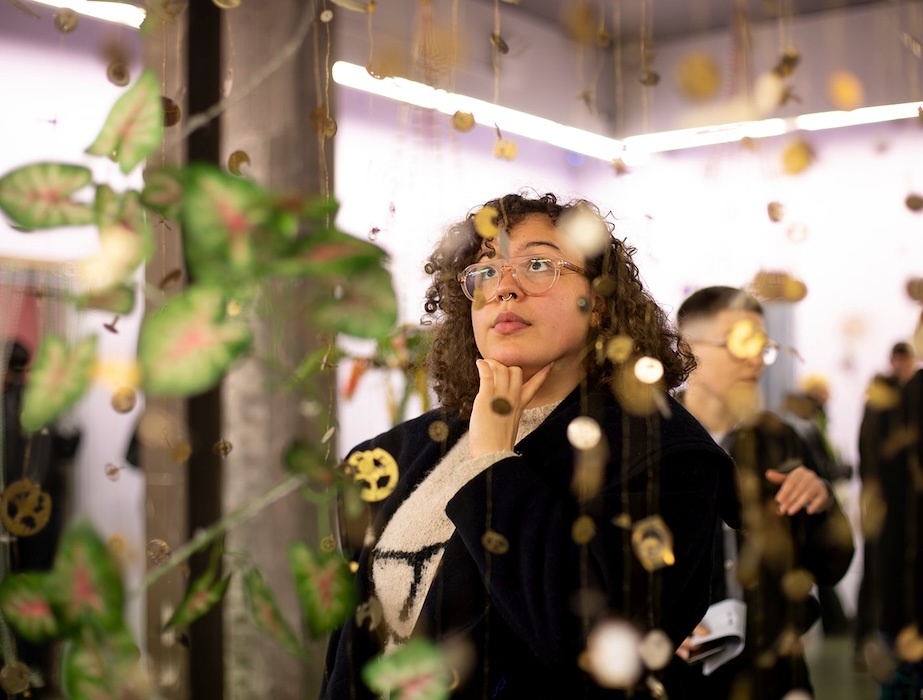 Audience Survey | Help us shape Temple Bar Gallery + Studios

Visitor at Katarzyna Perlak, 'Better a bare foot than none', Temple Bar Gallery + Studios, 2025. Photo: Evanna Devine. 