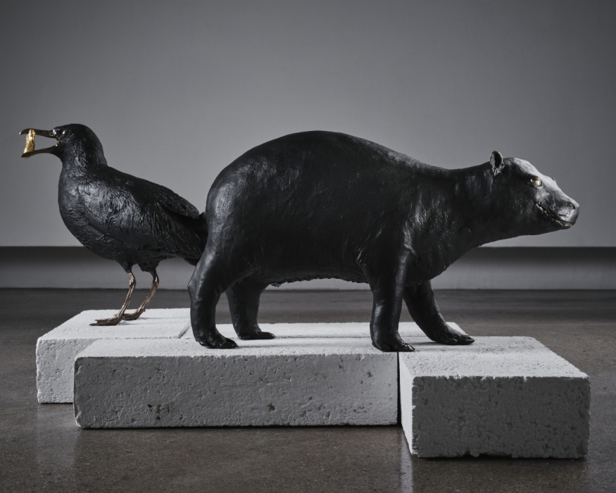 Niamh McCann

Ambition Bronze, Jesmonite, Gold-leaf, 0.43M x 0.80M x 0.36M, Rudolf-Sharpf-Galerie des Wilhelm Hack Museum, 2022 Photography by Ros Kavanagh.