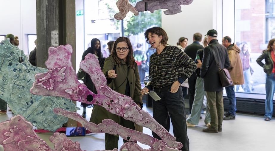 Art Walk: June 2026

Visitors at Rebecca Moccia, 'Nostalgism', at Temple Bar Gallery + Studios. Photo: Evanna Devine.