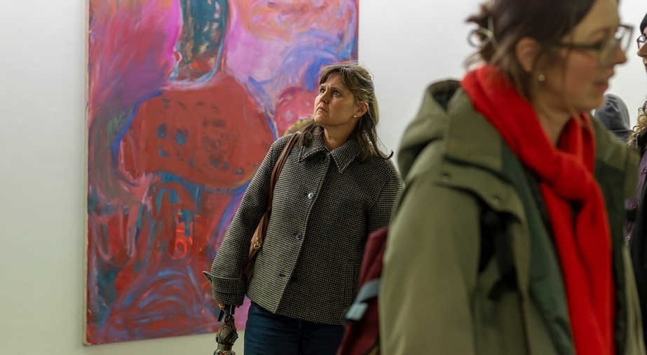 Art Walk: April 2026

Visitors at Lucy Stein, 'Lunula', Temple bar Gallery + Studio. Photo: Evanna Devine.
