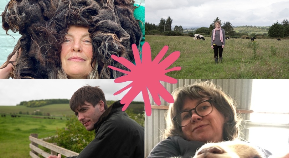 DABF25 Curator's Talk | Cowboys &amp; Shepherds, Fieldwork &amp; Studio

Clockwise from top left: Orla Barry, Miriam O' Connor, Selina Guinness, and Adam Stead.