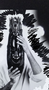 'Zebra's Afterimage' cover. Artwork by Alice Rekab, words by Stephen Rekab. Image courtesy of the artist.