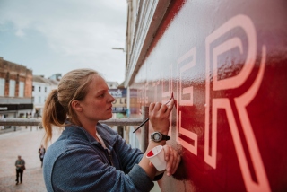 Elsewhere Signwriting, Katie Anderson. Photo: Katie Kirstin McEwan