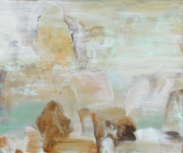 Robert Armstrong, Three Distances, 2020, oil on canvas, 50 x 60cm