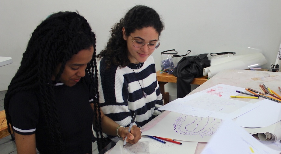 Drawing Session: 'Longest Way Round, Shortest Way Home' at Dublin Port