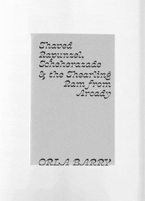 DABF19 Book Launch: Orla Barry 'Shaved Rapunzel, Scheherazade and the Shearling Ram from Arcady'

GIF: Lutece Mauger