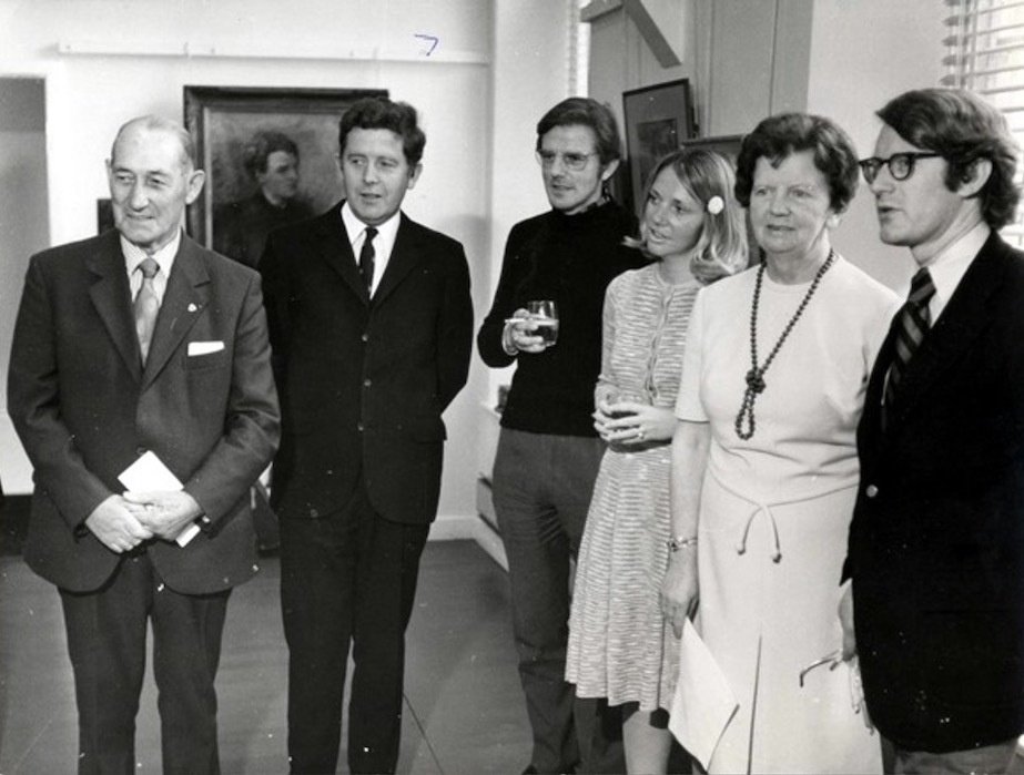Temple Bar Gallery + Studios is saddened by the death of Oliver Dowling

Oliver Dowling (pictured third to from left) at an exhibition opening. From the Temple Bar Gallery + Studios archive. Source unknow.