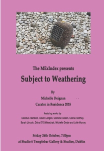 Subject to Weathering poster copy
