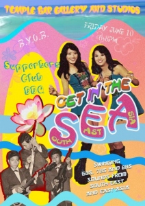 Get in the sea tbgs bbq poster