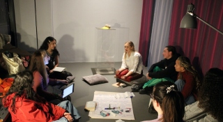 Young Art Writers with Lily Cahill at Temple Bar Gallery + Studios, 2023.