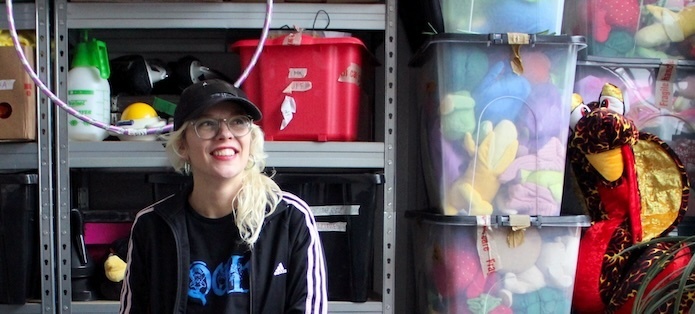 Ella Bertilsson in her studio at Temple Bar Gallery and Studios