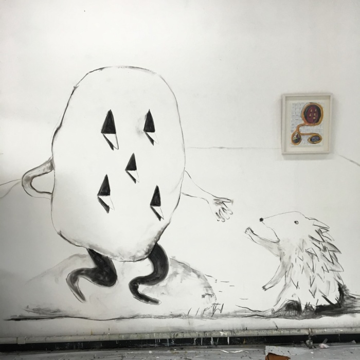 Open Studios: Stephen Dunne and Alison Pilkington

Alison Pilkington, Friend, Drawing installation – Studio, 2018, Courtesy the artist