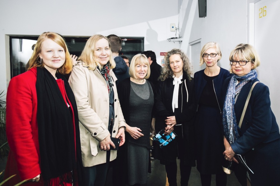 Sheila Pratschke, Chair of Arts Council, launches TBG+S 2017 Artistic Programme (Download)

(L-R) Lenita Taylor, Executive Secretary, Embassy of Finland; Else Berit Eikeland, Ambassador, Royal Norwegian Embassy; Sheila Pratschke, Chair, Arts Council of Ireland; Valerie Connor, Curator; Clíod